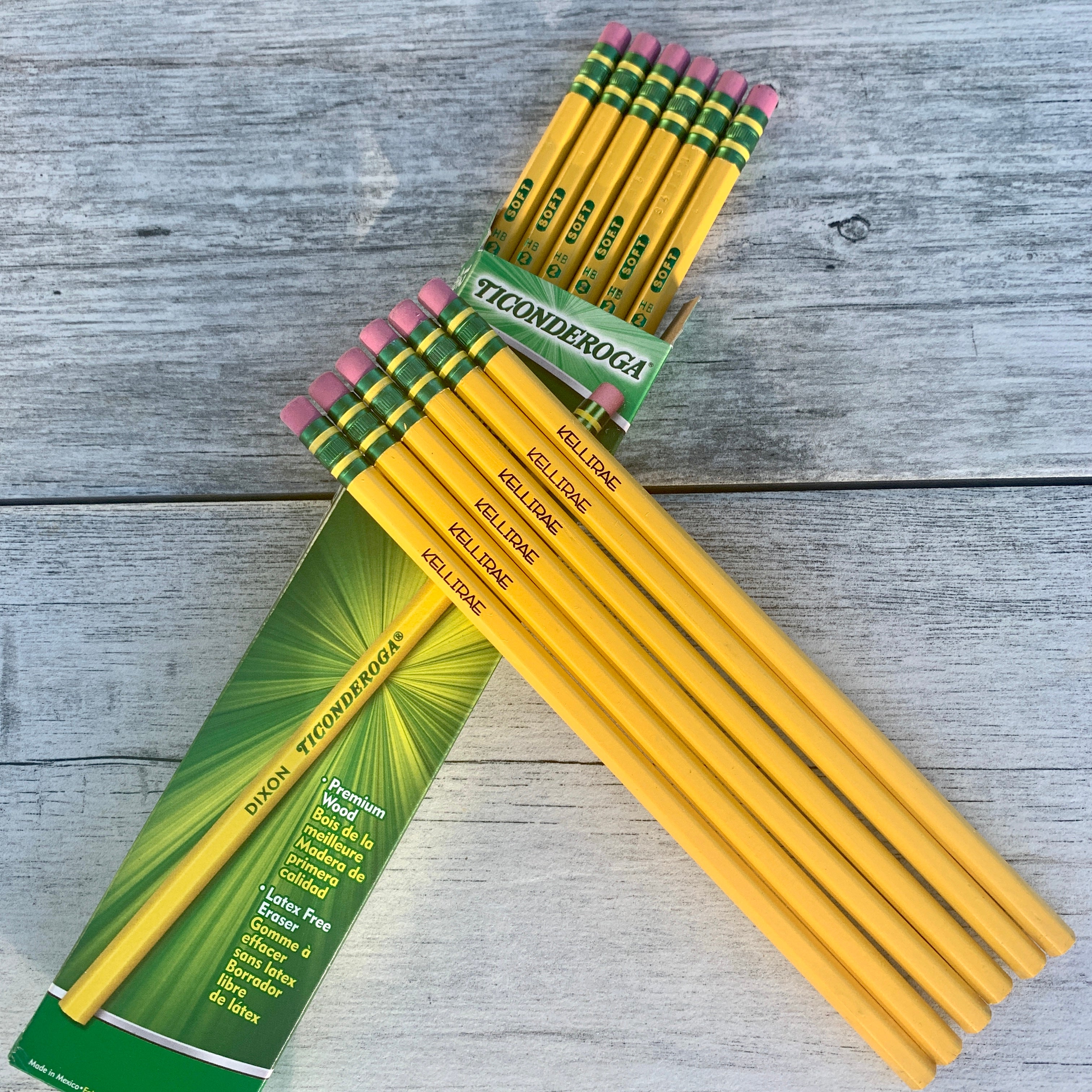 Ticonderoga #2 Personalized Pencils - Set of 12