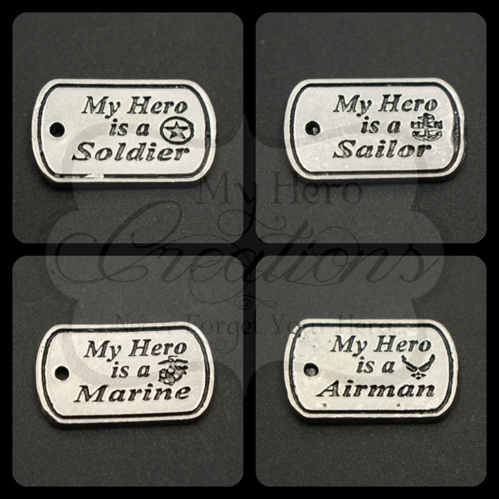 Real Love Is Trading Your Pearls For His Dog Tags | Military Boot Band Bracelet - Hand Stamped