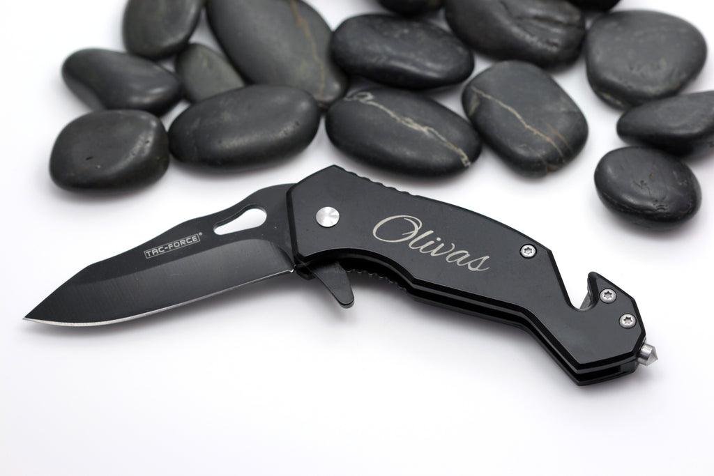 Personalized Engraved Pocket Knife - Hand Stamped