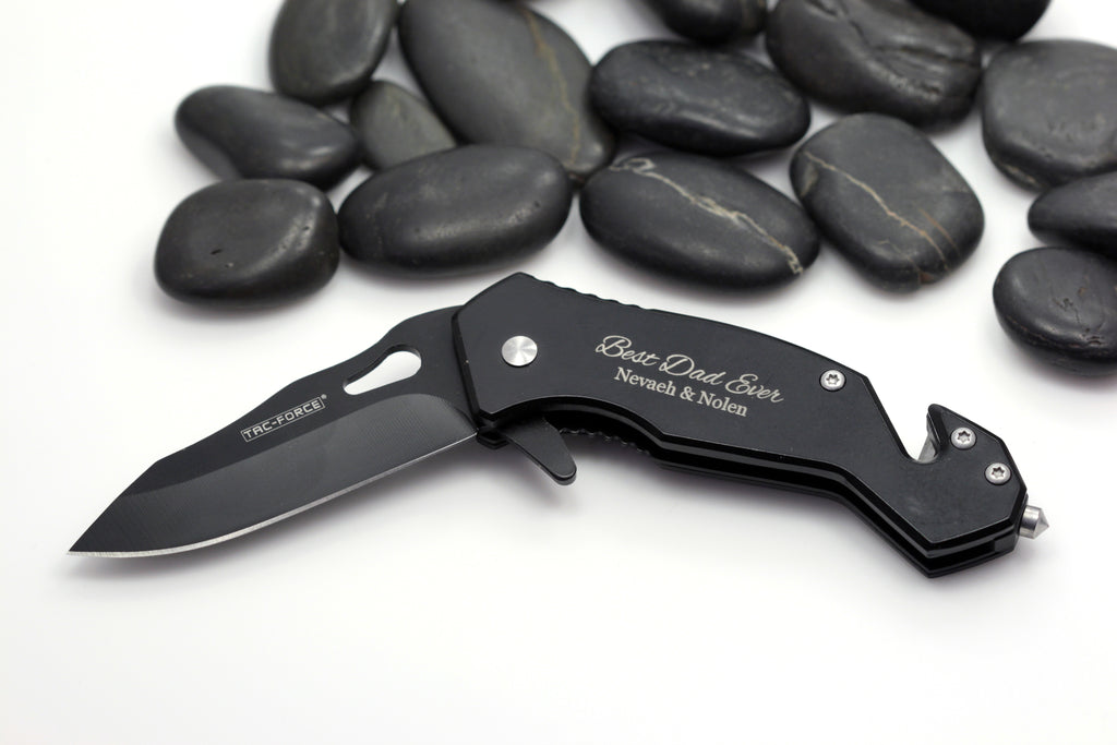 Personalized Engraved Pocket Knife - Hand Stamped