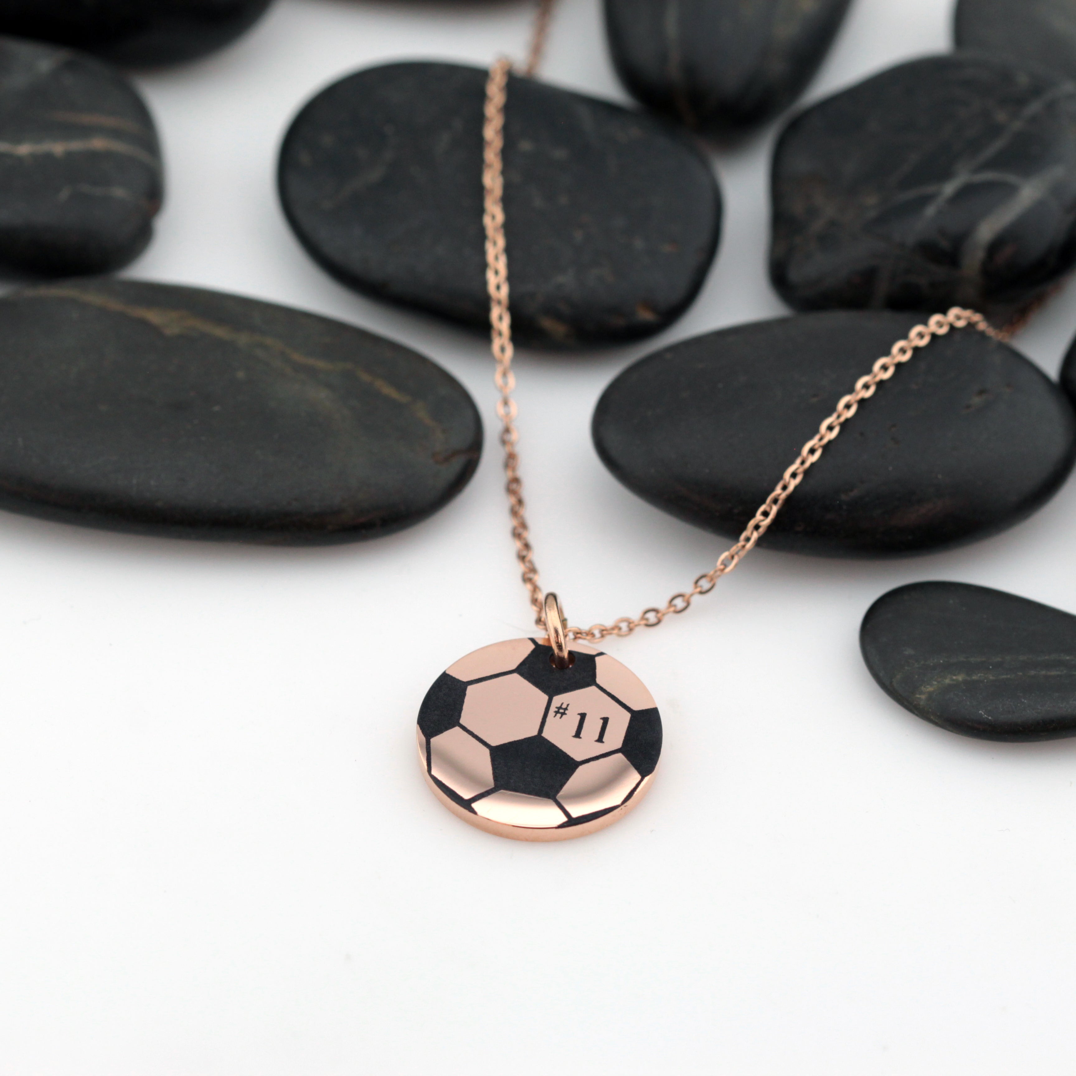 Soccer Mom Necklace Personalized Number Jewelry For Sports Athlete Team Gift Idea